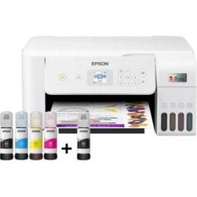 Resim Epson L3266 Wi-Fi + Tarayıcı + Fotokopi Renkli Çok Fonksiyonlu Tanklı Mürekkep Püskürtmeli Yazıcı 