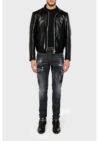 Resim Dsquared2 Erkek Kot Pantolon S74lb1480 S30357 900 Siyah Siyah 