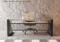 Resim Ntconcept Alfa M2 Masif Ağaç Ofis ve Çalışma Masası 