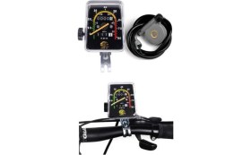 Resim Bisiklet Analog Ibreli Kilometre Saati Mekanik Hız Göstergesi 