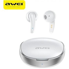 Resim T75 Beyaz Awei T75 Bluetooth 5.3 Kulaklık Hıfı Kalite Tws Kablosuz Kulaklık Spor Kulaklık Tüm Akıllı Telefonlar İçin Su Geçirmez Müzik Kulaklık 