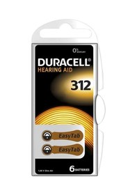 Resim Duracell 312 Numara Kulaklık Pili 6 Lı Paket 