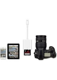 Resim Polhammobile Polham Lightning Lightning Sd Kart Okuyucu Adaptör Hafıza Kart Okuyucu 
