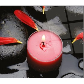 Resim Olinpa Cam Ocak Arkası Koruyucu | Mum Model 