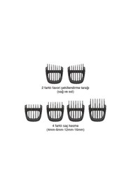 Resim Fakir Exetrim Saç Sakal Kesme Makinesi 