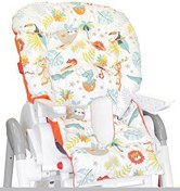 Resim Holmer Leke Tutmaz Organik Max-M Açık Gri Mama Sandalyesi Minderi 