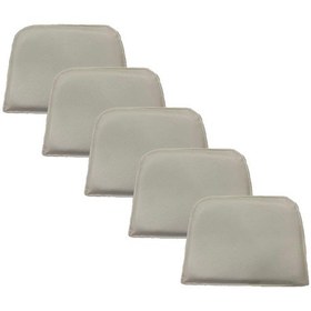 Resim Knsz sırt minderi 5 li mazlum byz suni deri cırtlı tel sandalyesi sırtı için 