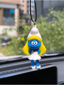 Resim Esey Dizayn Şirine Şirinler Araba Dikiz Ayna Süsü - Vantuzlu Cam Süsü 