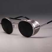 Resim Erkekler ve Kadınlar için Ultra Hafif Steampunk Gözlükleri - Dekoratif Lensli Yuvarlak Metal Çerçeve, Dayanıklı ve Şık, Günlük veya Resmi Durumlar için, Çok Yönlü Gözlük, Modern Aksesuar, Hafif Tasarım 