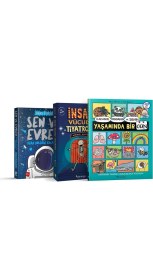 Resim Storemax Çocuk Çizgi Bilim Seti (3 Kitap) 