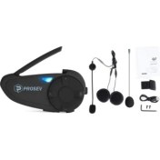 Resim Motoanl Motosiklet Suya Dayanıklı Mp3 ve Radyo Dinleme Bluetooth 5.0 Bağlantılı Motor Intercom 