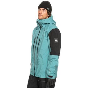 Resim Quiksilver Hlpro Rice 3L Gore-Tex Erkek Mavi Snowboard Ceketi 