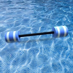 Resim 1 adet 56.9cm Aqua Fitness Yüzme Çubuğu, Padded Grip ile Mavi EVA Havuz Şişesi - Kapalı ve Açık Yüzme, Plaj, Sıcak Çamurlar ve Aerobik Egzersizler için İdeal, Havuz Eğitimi Yardımcısı|Ergonomik Tasarım|Dayanıklı Yüzme Yardımcısı, Havuz Şişeleri 