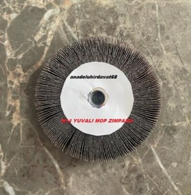 Resim Dmr M14 115mm Kanatlı Zımpara Balta Bileme Bıçak Bileme Zımparası 100kum 