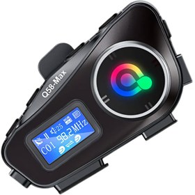 Resim LEERFEI Q58 Max İntercom Kask Kulaklık Ekranlı Model FM Radyo Özellikli 500 Metre Çekim Alanı 