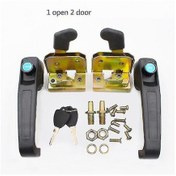 Resim 502 Tip Üniversal Forklift Traktör Ağır Ekipman Metal Kilit Kapı Kolu Ağır Taşıma Aracı L 