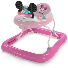 Resim Minnie Mouse Tiny Trek 2'si 1 Arada Yürüteç Katlanabilir Oyuncak İstasyonu 