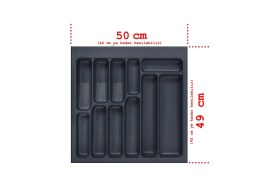 Resim Feyza Design Çekmeceli Kaşıklık 50X49 cm Kumlu Yüzey, Pratik ve Şık Düzenleyici 