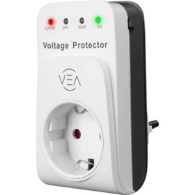 Resim Vea Ve-25531 15a 3520w Akım Korumalı Priz Aşırı Yüksek Gerilim Standart 