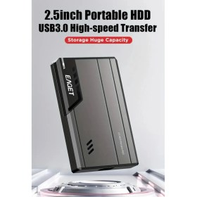 Resim Eaget G68 Taşınabilir Disk 500GB. Usb 3.0 Yüksek Hızlı 5Gbps Metal Sağlam Led Işıklı 
