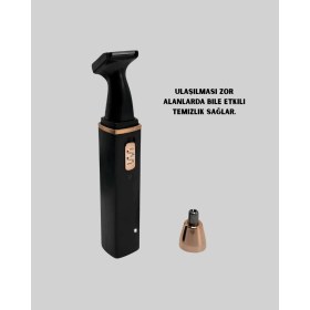 Resim Belle Fusion Mey Ithalat® USB Şarjlı Sessiz Burun ve Kulak Kılı Temizleme Cihazı 