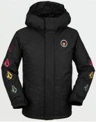 Resim Volcom Unisex Çocuk Siyah Wester Ins Blk Snowboard Mont 