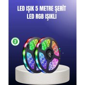 Resim Enerji Tasarruflu Rgb Şerit LED 5 Metre 