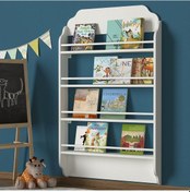 Resim Dekorister Exclusive Montessori Kitaplık Beyaz 