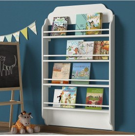 Resim Dekorister Exclusive Montessori Kitaplık Beyaz 