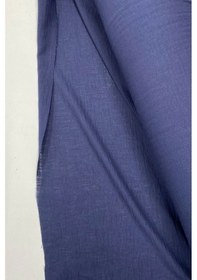 Resim Keten Kumaş - Organik Kumaş - Perde Kumaşı - Ince Keten - Kıyafet Için Kumaş Örtü Lacivert 26 Çok Renkli 