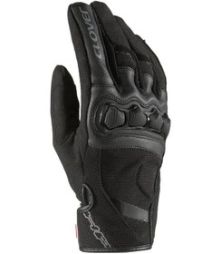 Resim Clover Airtouch-2 Korumalı Motosiklet Eldiveni Siyah 