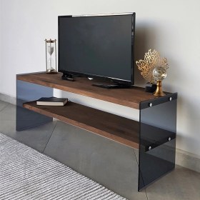 Resim Neostill - Ahşap Tv Sehpası Woodn Glass TV100 