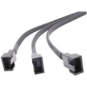 Resim 4 Pin Pwm Fan Kontrol Kablosu 4p Dişi 3+3+4p Erkek 4pinli Fan Uzatma Fan Çoklayıcı 