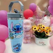 Resim Disney Stitch İzoleli Seyahat Bardağı - 890ml Paslanmaz Çelik, Çift Duvarlı Vakum, Sevimli Karikatür Tasarımı, Açık Hava Aktiviteleri İçin Mükemmel, Stitch Hayranları İçin İdeal Hediye, Seyahat Aksesuarları, Taşınabilir İçecek Bardağı, Karakter Temalı Bardak, Dayanıklı İçecek Bardağı 