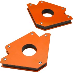 Resim Dünya Magnet 2 Adet Manyetik Açılı Kaynak Tutucu Mıknatıs 75 Lbs Manyetik Gönye 