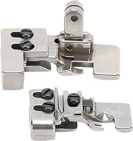 Resim Riuulity 2 Adet Overlok Makinesi Baskı Ayağı, Güçlü Ve Dayanıklı, Kurulumu Kolay, Verimliliği Artırmak, Dize Plise Toplamak Için Serger DİKİŞ MAKİNESİ 