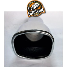 Resim Egzozcum 60 Mm. Nikelaj Kare Sessiz Egzoz Eksoz Ucu 