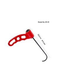 Resim 22.5 Cm 5 Mm Çap 360 Derece Döner Saplı Arka Çamurluk Kapalı Çubuk - S9-01 
