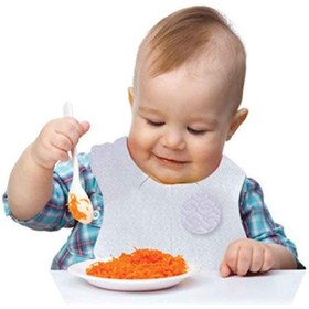 Resim Sevi Bebe 2619 Kağıt Mama Önlüğü 12 Li Beyaz 