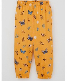 Resim Bebeğiz Breeze Kız Bebek Pijama Takımı Bahar Temalı Kelebek Rüyası 9 Ay-3 Yaş, Sarı Sarı 