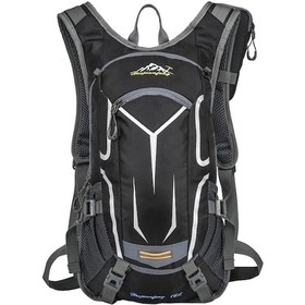 Resim Mufunye 18l Açık Hava Bisiklet Sırt Çantası, Unisex, Siyah Siyah 