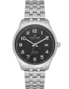 Resim Nacar SAFİR CAM KLASİK GÜMÜŞ ERKEK KOL SAATİ NC42-299358-ABM 