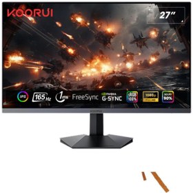 Resim Koorui 27" GN06 IPS Gaming 165Hz Monitör Siyah 1ms 
