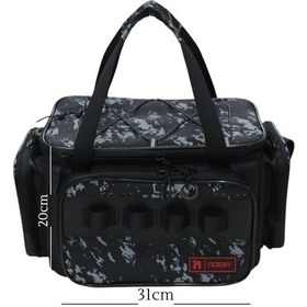 Resim Noeby Gri Kamuflaj Spin Çantası Küçük 