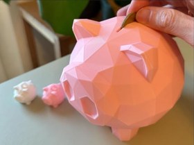 Resim Çocuklar İçin Eğlenceli Kumbara – Para Biriktirme ve Tasarruf Alışkanlığ - Piggy Bank | Money Bank | Safe | Bank 