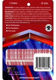 Resim Truetape Supertape Protez Saç Bandı Oval "C" (2Cm-7.5Cm) 