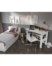 Resim Kzn Home Anemon 3 Parçalı Tek Kişilik Mdf Genç Odası Takımı 