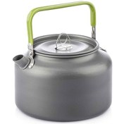 Resim Pazly Yeşil Saplı 1.6l Aluminyum Alloy Isıya Dayanıklı Çaydanlık, Taşınabilir Mesh Çanta, Çok Renkli Çok Renkli 