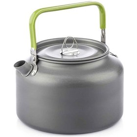 Resim Pazly Yeşil Saplı 1.6l Aluminyum Alloy Isıya Dayanıklı Çaydanlık, Taşınabilir Mesh Çanta, Çok Renkli Çok Renkli 