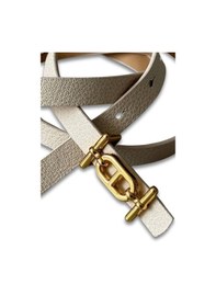 Resim Vos Versa İnce Gold Tokalı Siyah İnce Kadın Kemeri Vosdk0212101 Vizon 